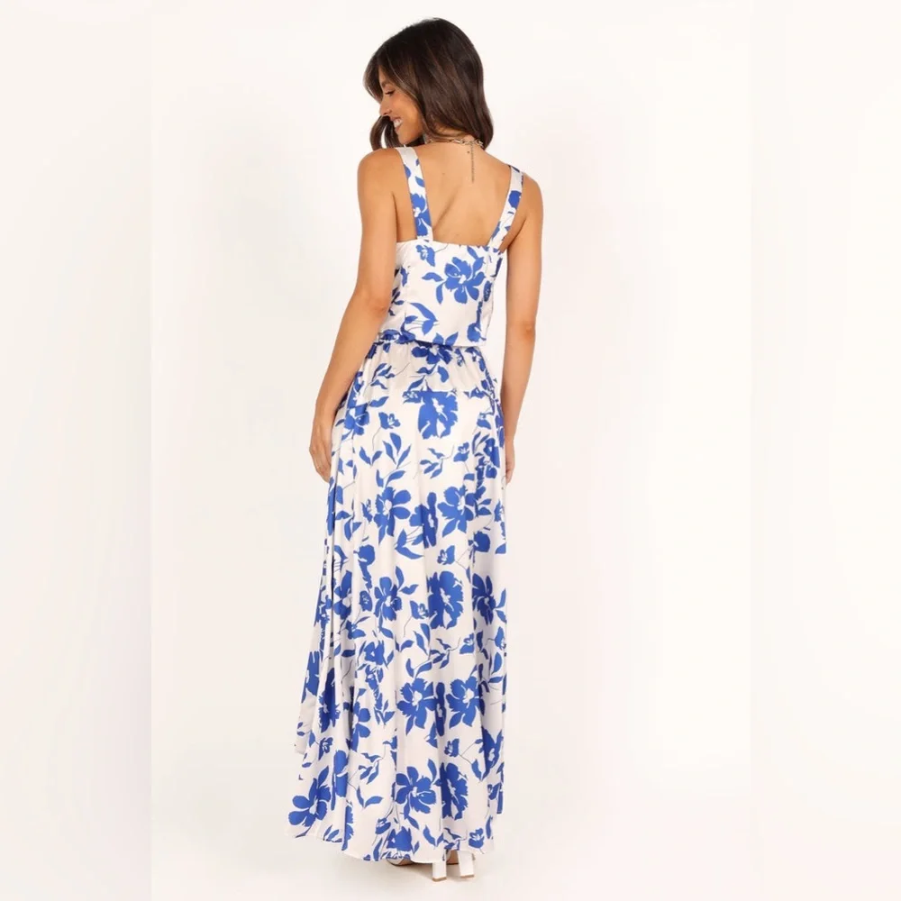 Petal & pup satin floral two piece skirt set nwot - Picture 4 of 5